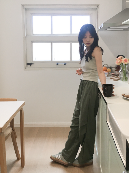 [SLOWAND] # SLOWMADE Cool Summer Washer Wide Pants