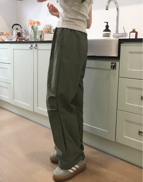 [SLOWAND] # SLOWMADE Cool Summer Washer Wide Pants