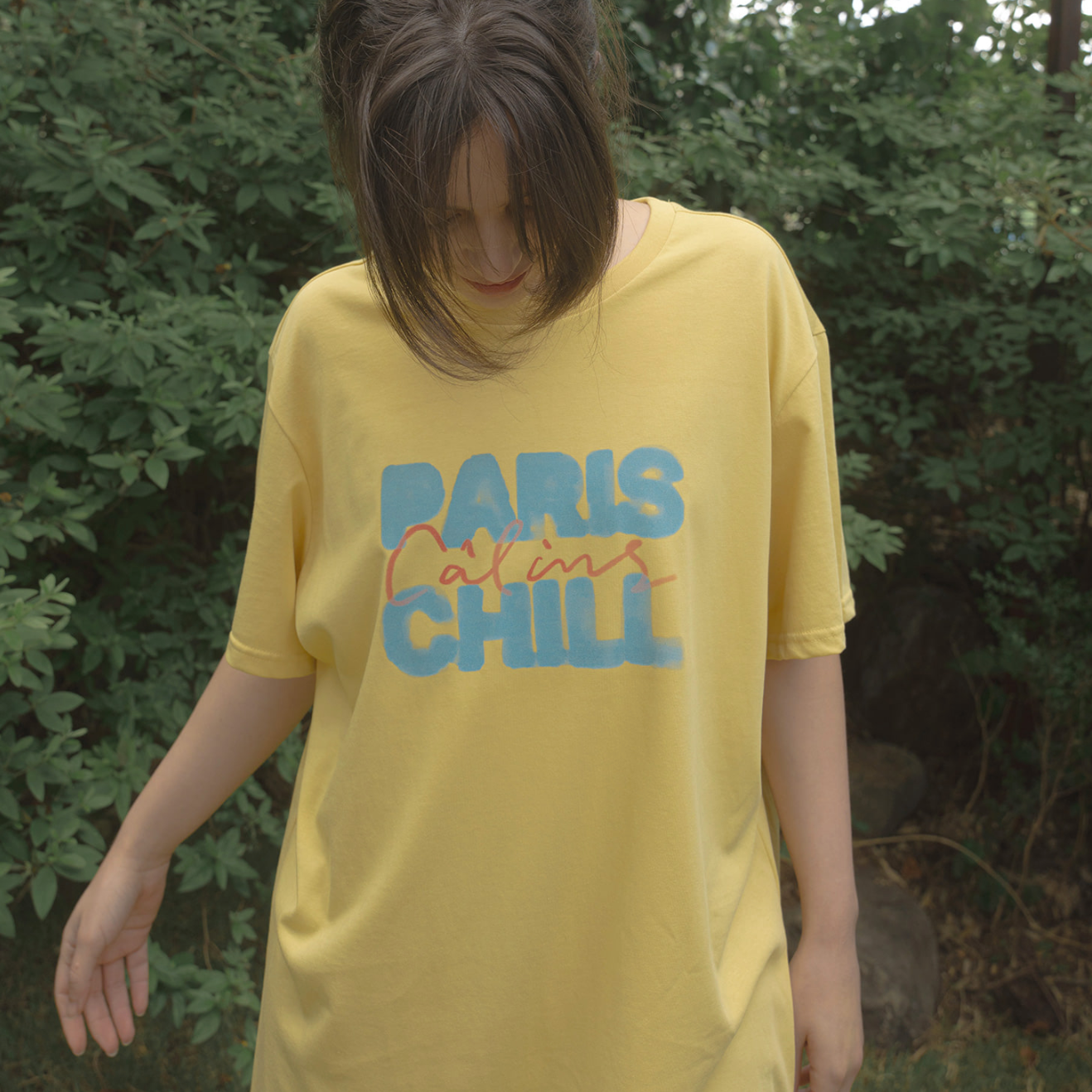 [HOTEL PARIS CHILL] Paris Chill T-Shirt (Vanilla)