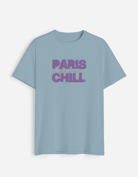 [HOTEL PARIS CHILL] Paris Chill T-Shirt (Sky)