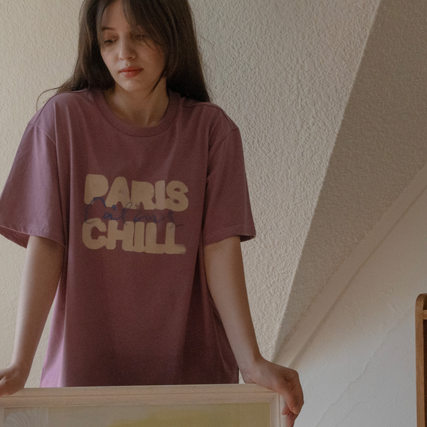 [HOTEL PARIS CHILL] Paris Chill T-Shirt (Lilac)