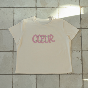 [HOTEL PARIS CHILL] Paper Heart T-Shirt (Linen)