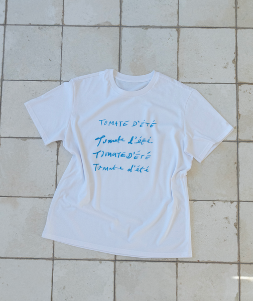 [HOTEL PARIS CHILL] Tomato T-Shirt (White)