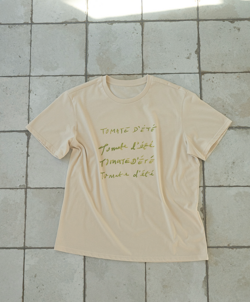 [HOTEL PARIS CHILL] Tomato T-Shirt (Linen)