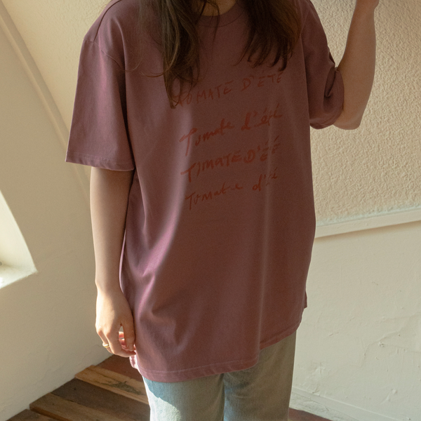 [HOTEL PARIS CHILL] Tomato T-Shirt (Lilac)