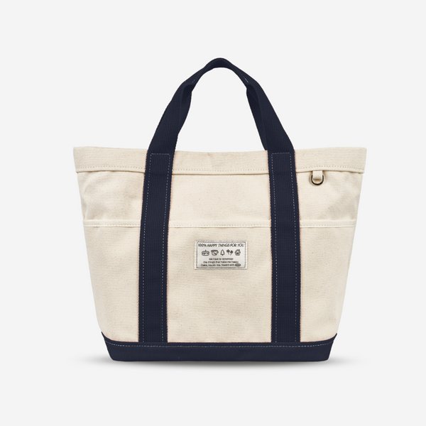 [OLIVET] Happy Things For You Tote Bag (Navy)