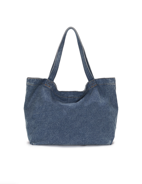 [Matin Kim] LOGO WASHED DENIM TOTE BAG (3colours)