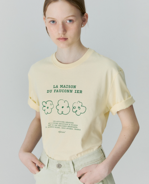[depound] Flower Graphic T-shirt