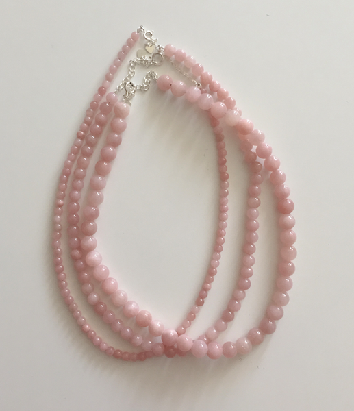 [moat] Pink Cloud Necklace (Silver925)