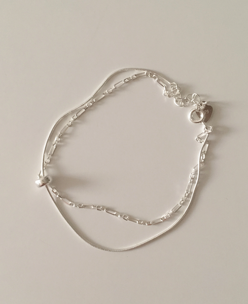 [moat] Duet Bracelet (Silver925)