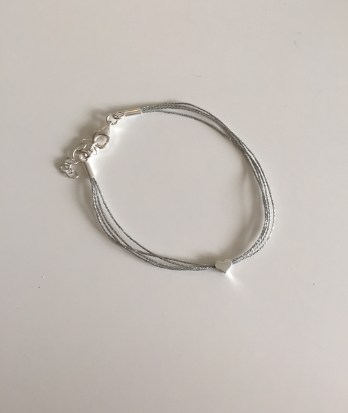 [moat] Kitsch Heart Bracelet (Silver925)