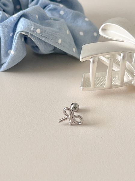 [aube n berry] Ribbon Cubic Layered Point Piercing Special Collection