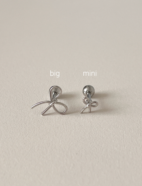 [aube n berry] Ribbon Cubic Layered Point Piercing Special Collection