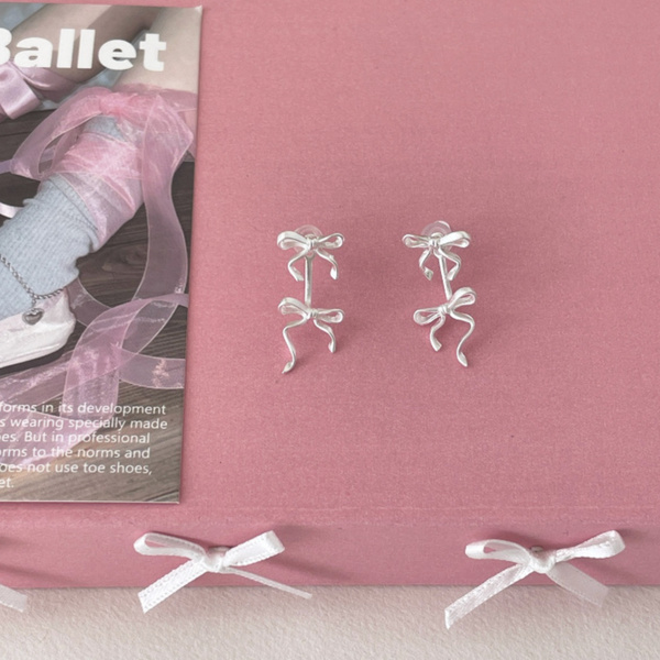 [sora'de] Ribbon Ribbon Earrings