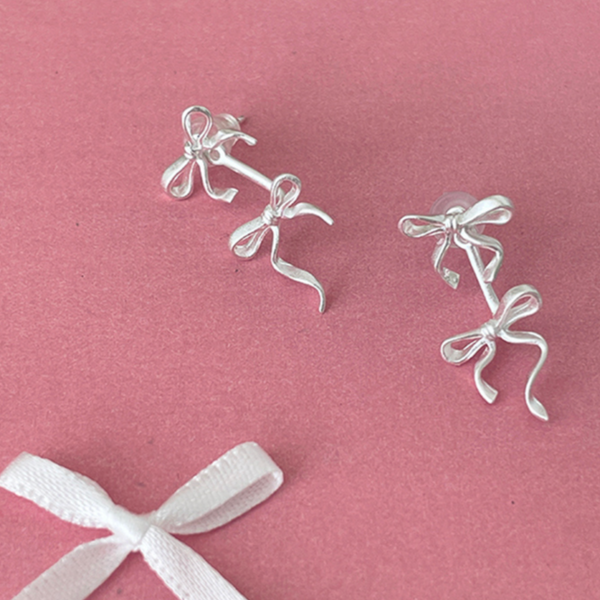 [sora'de] Ribbon Ribbon Earrings