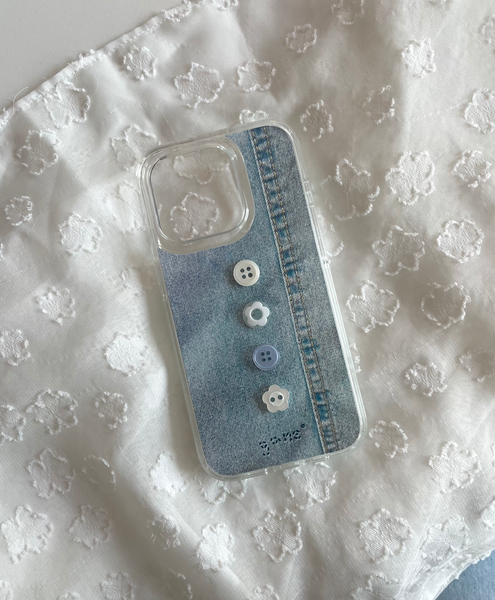 [gane] Blue Denim Phone Case