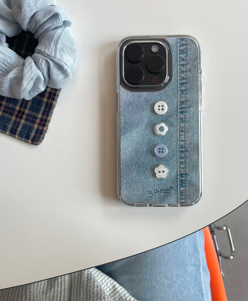 [gane] Blue Denim Phone Case