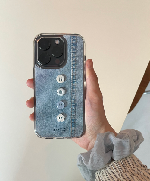[gane] Blue Denim Phone Case