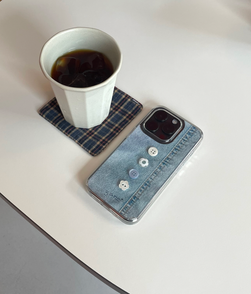 [gane] Blue Denim Phone Case