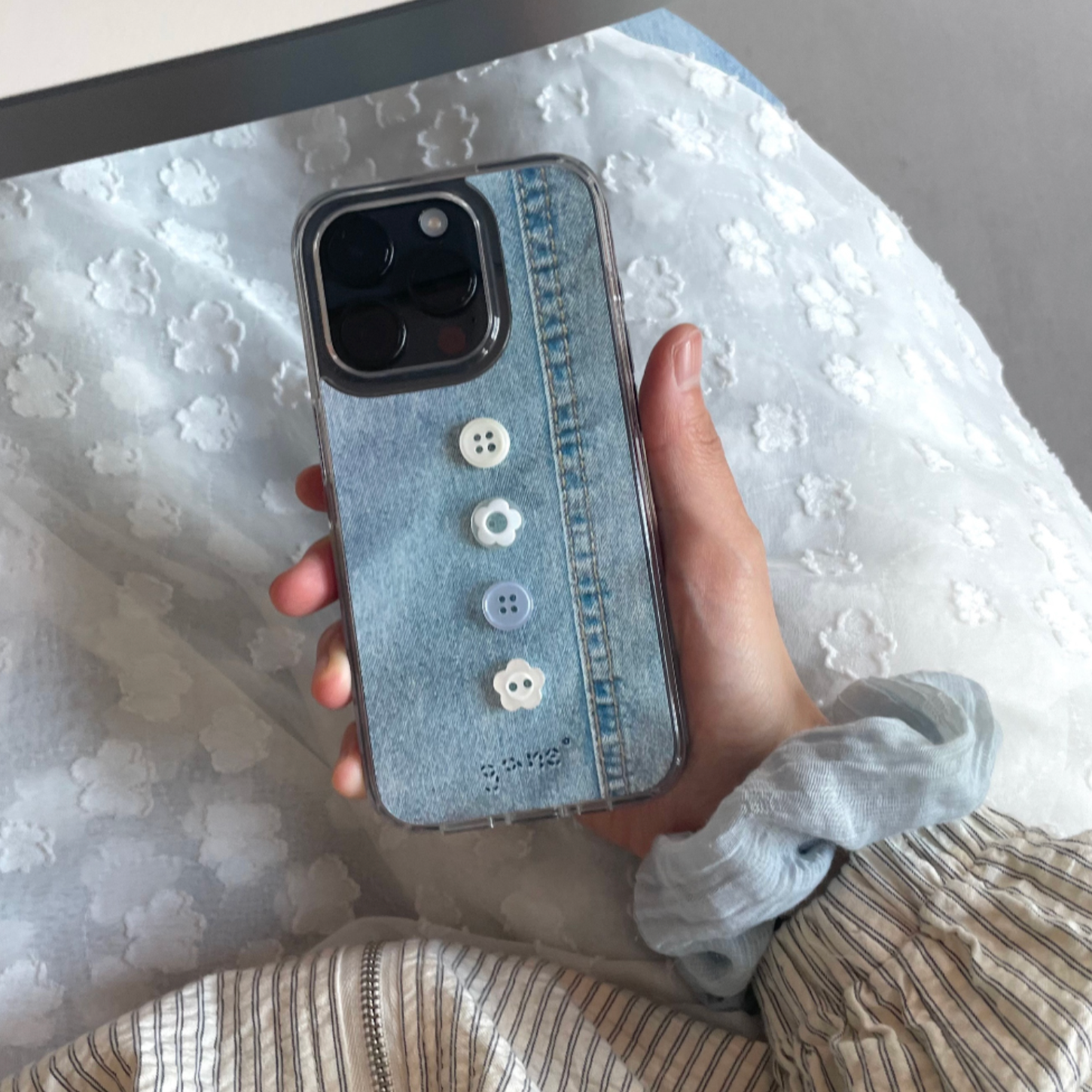 [gane] Blue Denim Phone Case