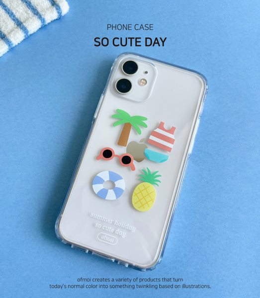 [ofmoi] So Cute Day Jelly Phone Case