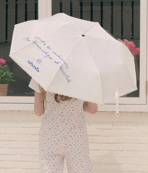 [rola rola] RIBBON LACE UMBRELLA IVORY