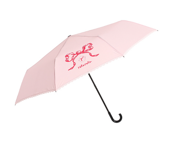 [rola rola] RIBBON LACE UMBRELLA PINK