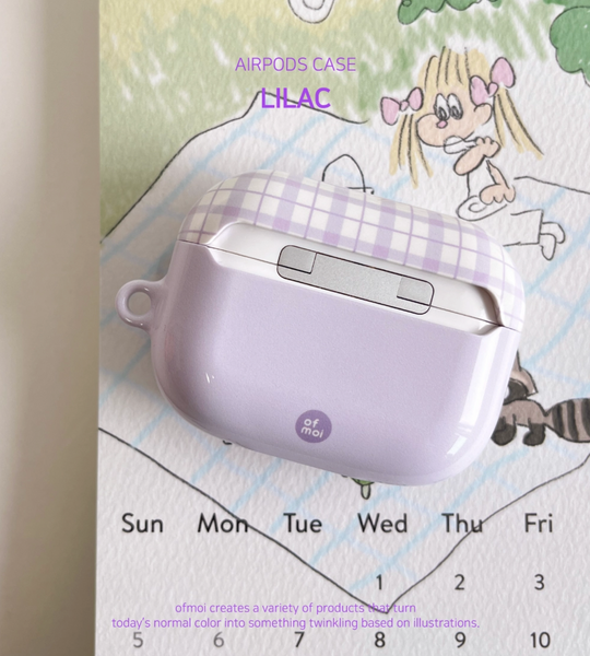 [ofmoi] Lilac Airpods Case