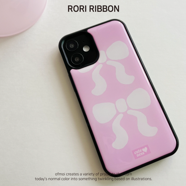 [ofmoi] Rori Ribbon Epoxy Phone Case