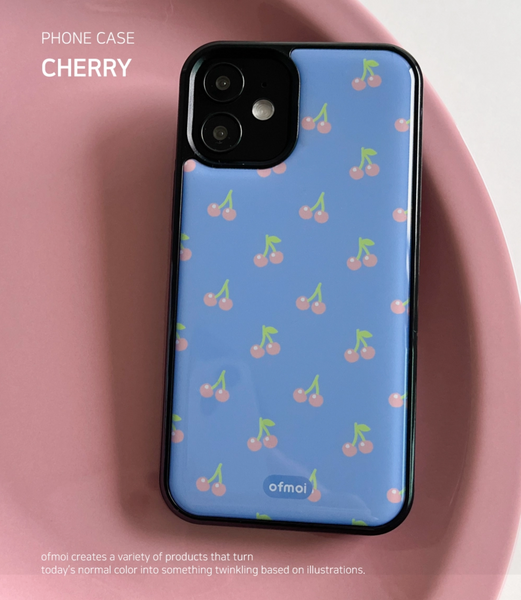 [ofmoi] Cherry Epoxy Phone Case