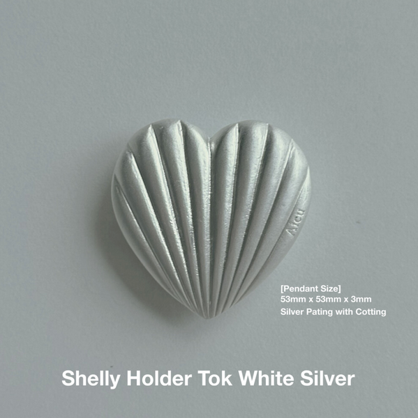 [Aicu Studio] Shelly Holder Grip Tok White Silver