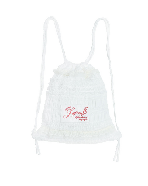 [COZING] Lace String Bag (White)