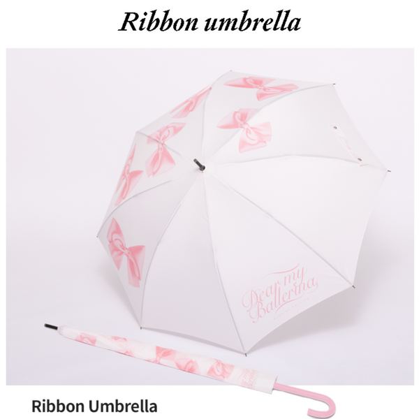 [Bloomingtale] Pink Ribbon Umbrella (2Types)