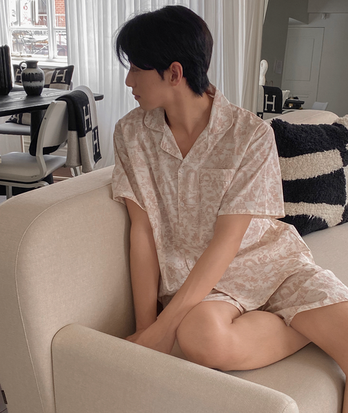 [Juuneedu] Arte Couple Short Sleeve Pajama Set