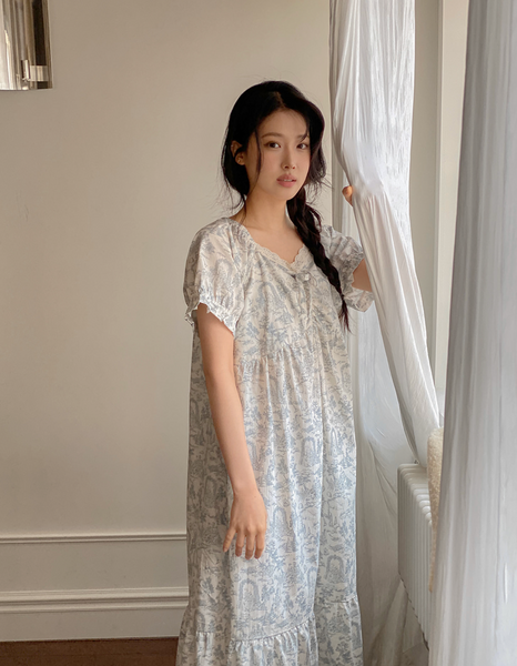 [Juuneedu] Arte Couple Short Sleeve Pajama Set