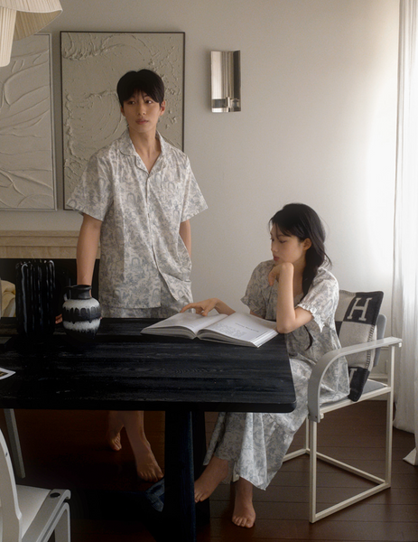 [Juuneedu] Arte Couple Short Sleeve Pajama Set