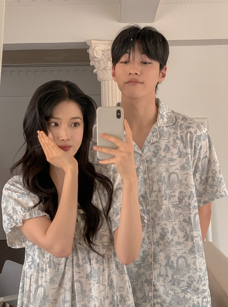 [Juuneedu] Arte Couple Short Sleeve Pajama Set