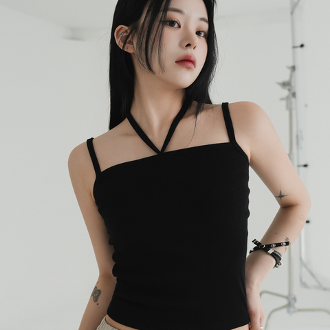 [BINARY01] Strap Sleeveless Shirt