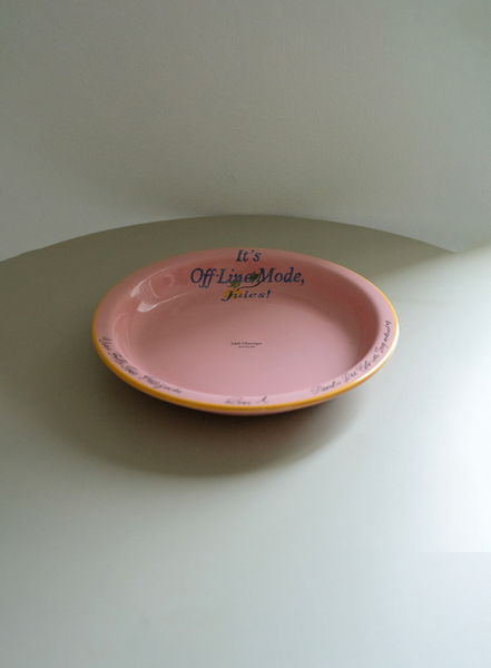 [HOTEL PARIS CHILL] Offline Mode Platter (Old Rose)