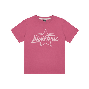 [LUVISTRUE] DN STAR LOGO TEE (PINK)