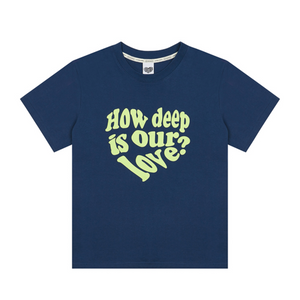 [LUVISTRUE] DN LUV TEE (NAVY)