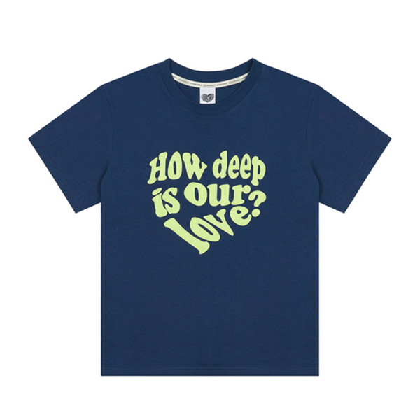 [LUVISTRUE] DN LUV TEE (NAVY)