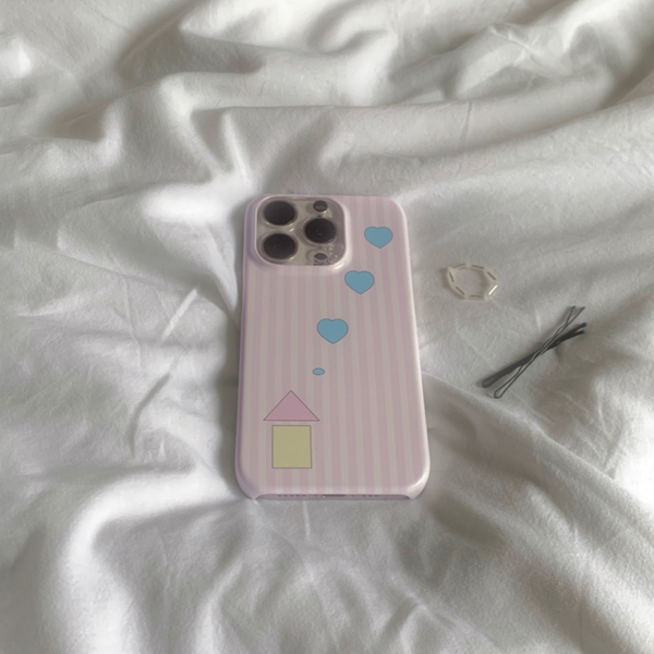 [1081] h o m e - s t r i p e Phone Case