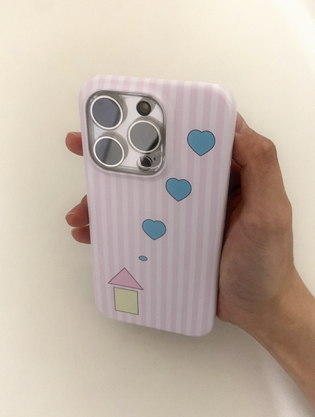 [1081] h o m e - s t r i p e Phone Case