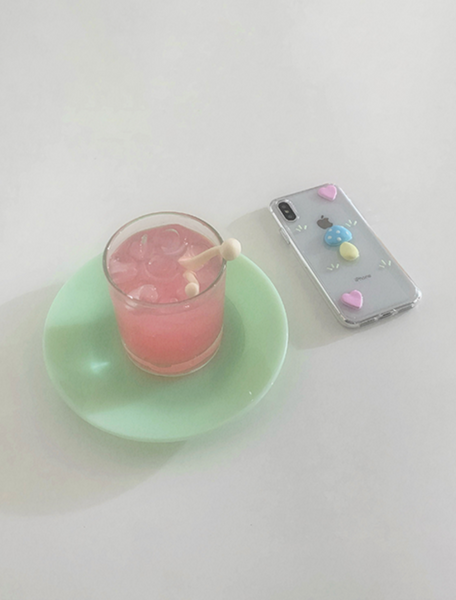 [1081] m u s h r o o m Resin Jelly Hard Case