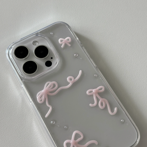 [everything] String Ribbon Resin Phone Case