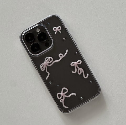 [everything] String Ribbon Resin Phone Case