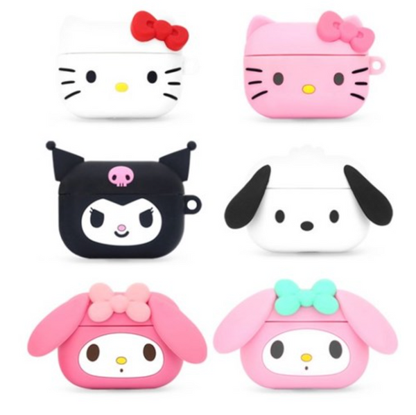 [SANRIO] Sanrio 3D Silicon AirPods Case