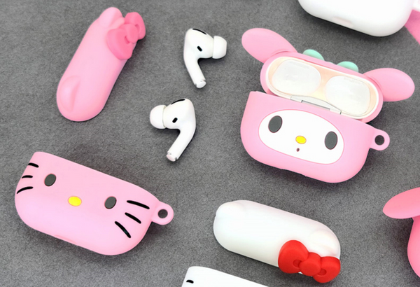 [SANRIO] Sanrio 3D Silicon AirPods Case