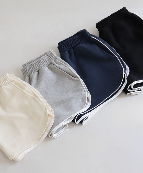 [SLOWAND] # SLOWMADE Modern Lining Track Shorts